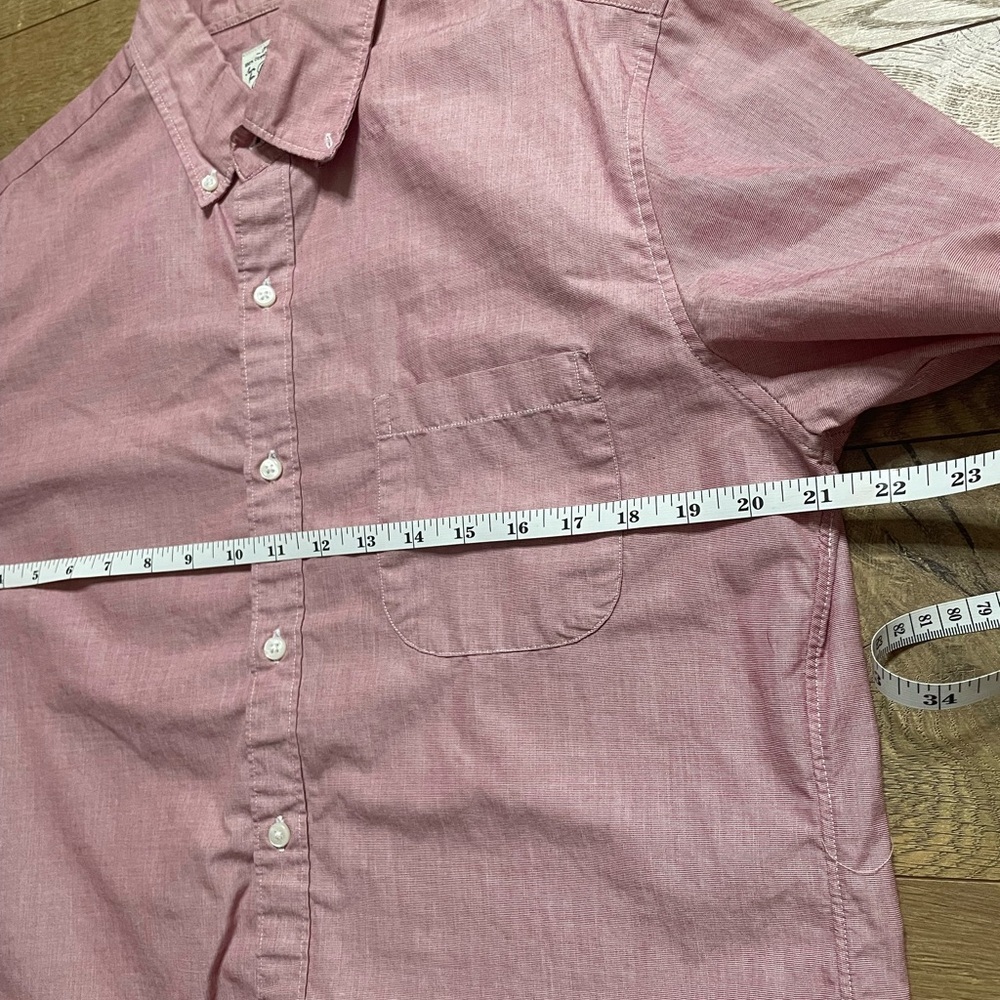 J. Crew Men's Slim Secret Wash cotton poplin shirt size Medium - Picture 8 of 13